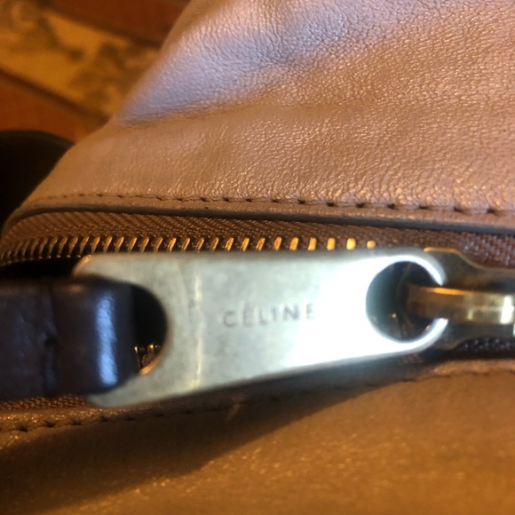 Celine carryall weekender leather bag very good condition, authentic & rare - Picture 6 of 14